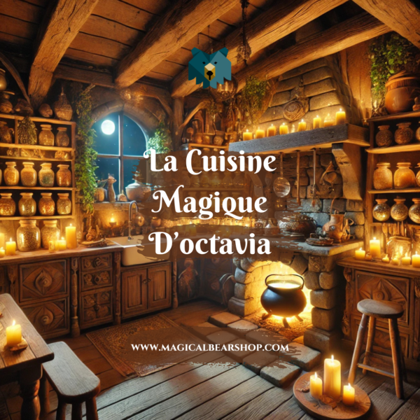 Bougie Artisanale Naturelle Parfumée “La Cuisine Magique d'Octavia”